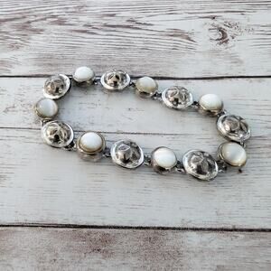 Silver Tone Bracelet - Tarnished